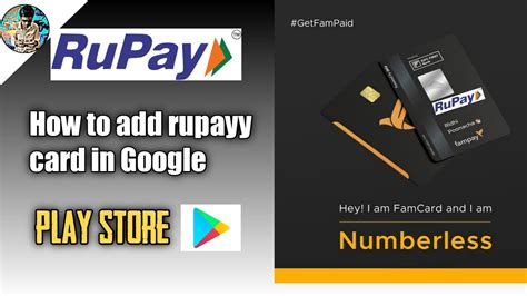 google play RuPay card